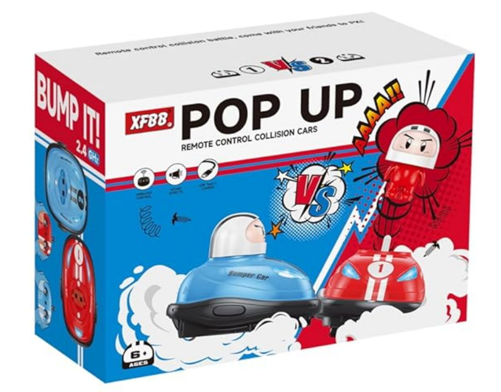 Remote Control Collision Cars - POP UP - Christmas Holiday Gift Toy - India